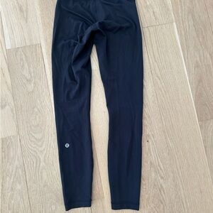 Lululemon wunder train Black Leggings size 2, 25” inseam